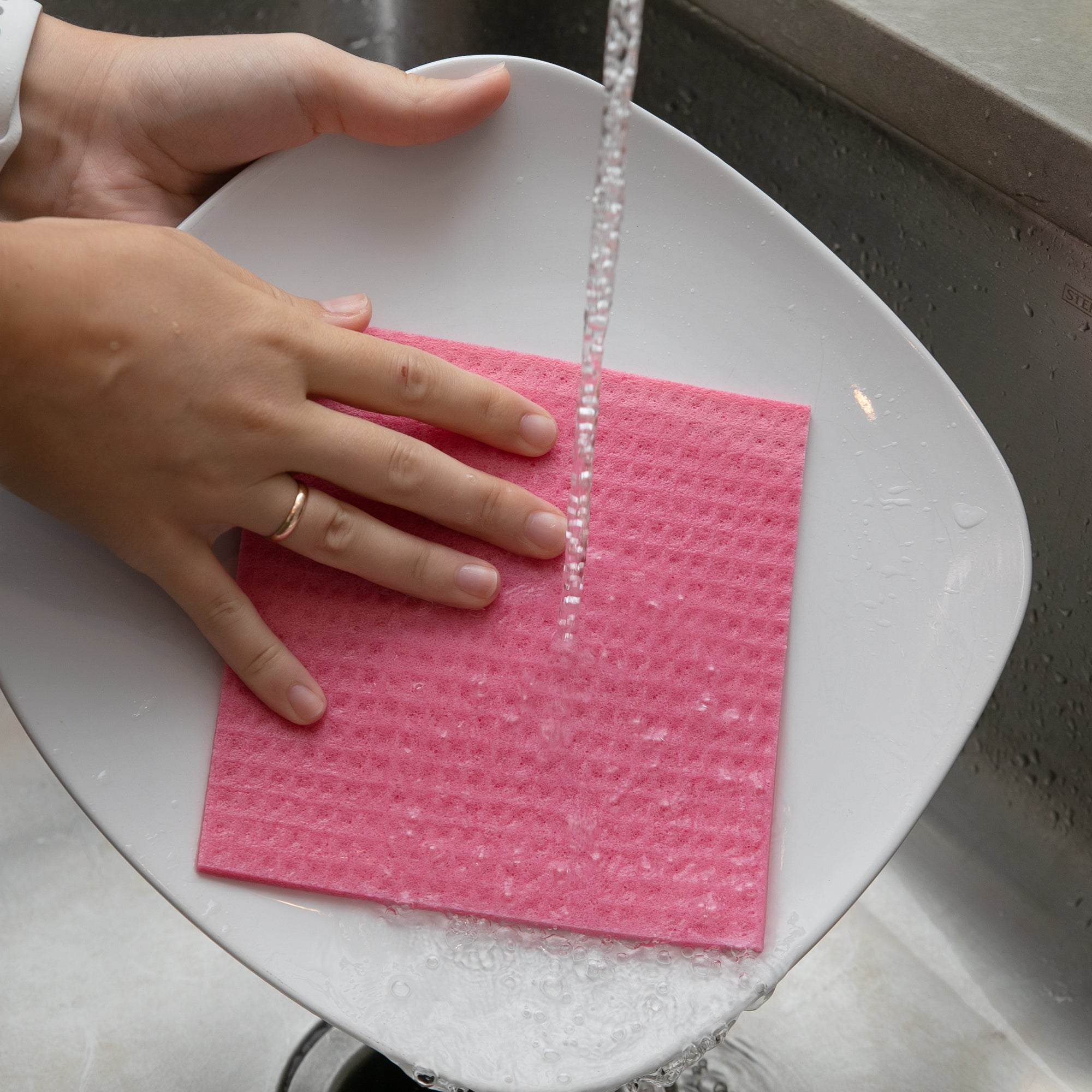 PaperlessKitchen Cleaning Cloth – Environmentally Friendly Cellulose Sponge Cloth and Paper Towel Alternative Is Washable, Reusable and Biodegradable